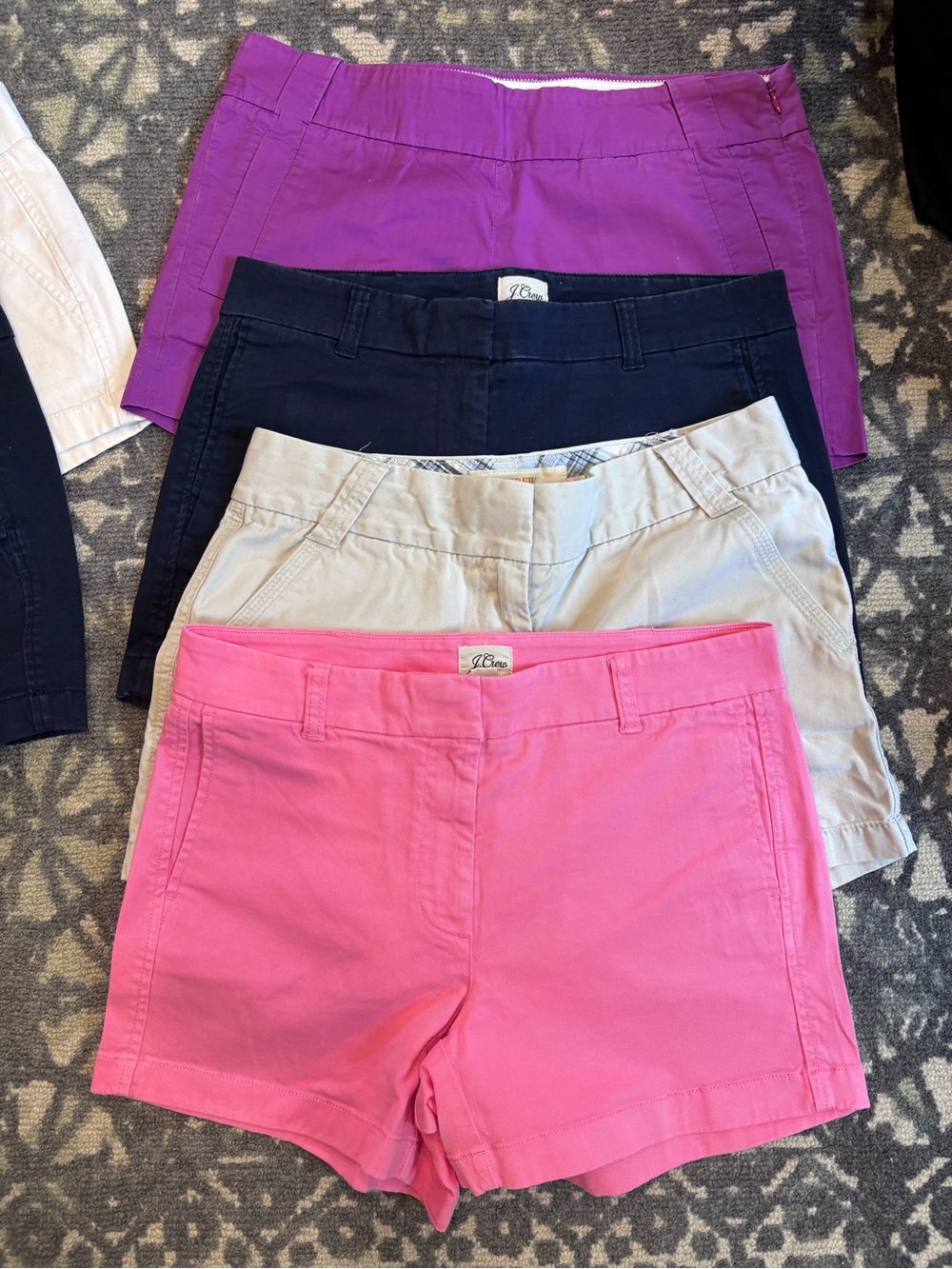 Set of 4 J.Crew chino women's size 4 shorts